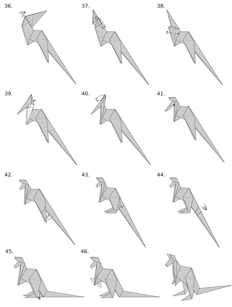 Оригами кенгуру